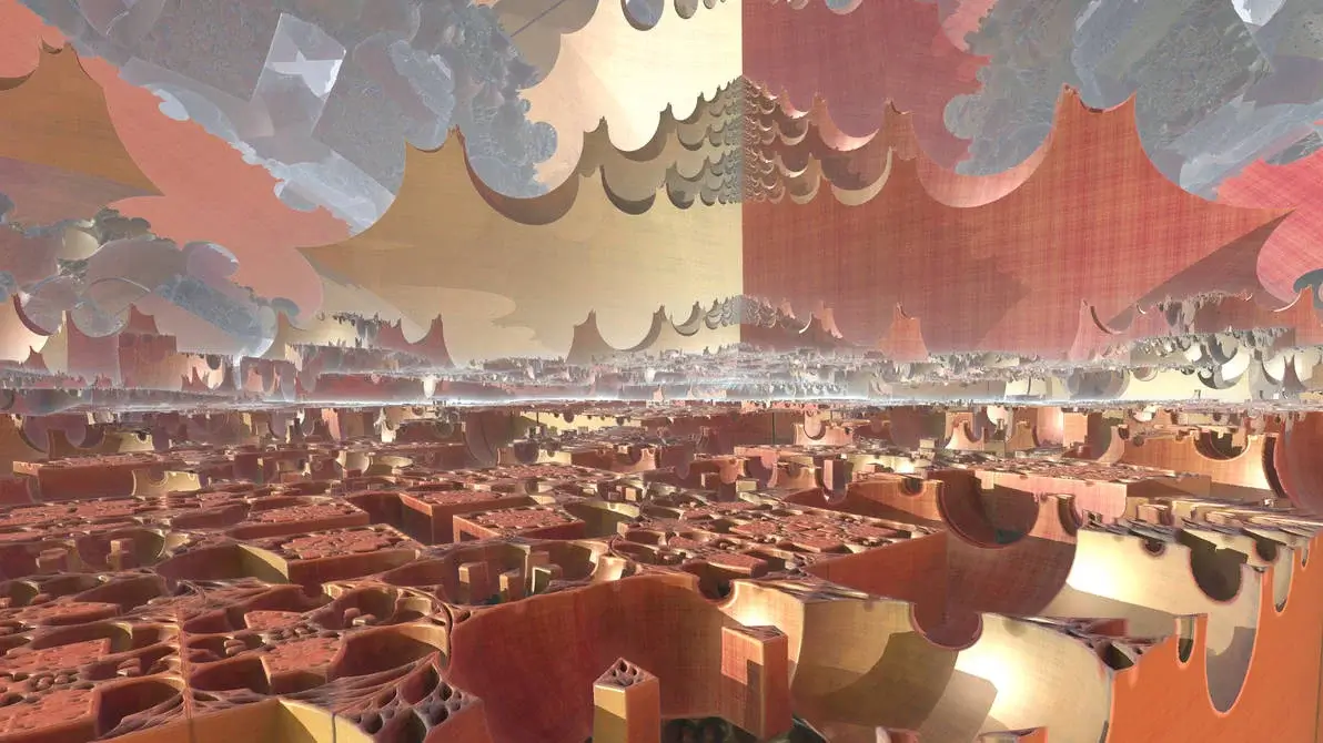 Mandelbulb 3D Sci-Fi Architecture